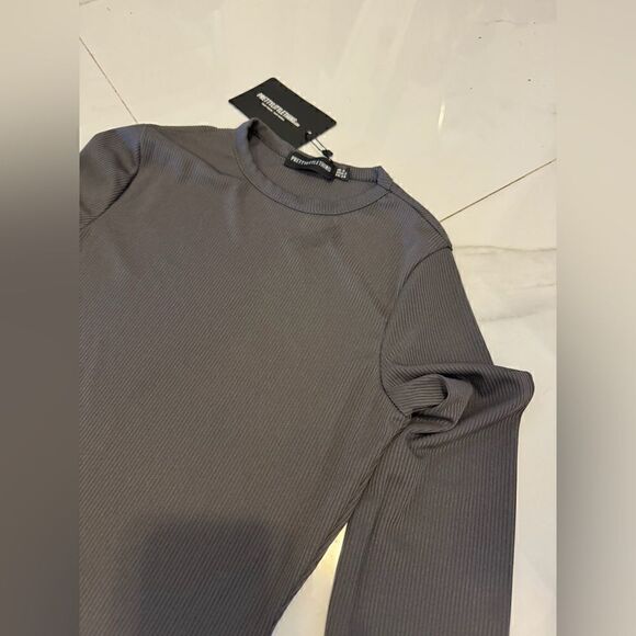 Pretty little things gray ribbed  dress bnwt #9 - Picture 5 of 11